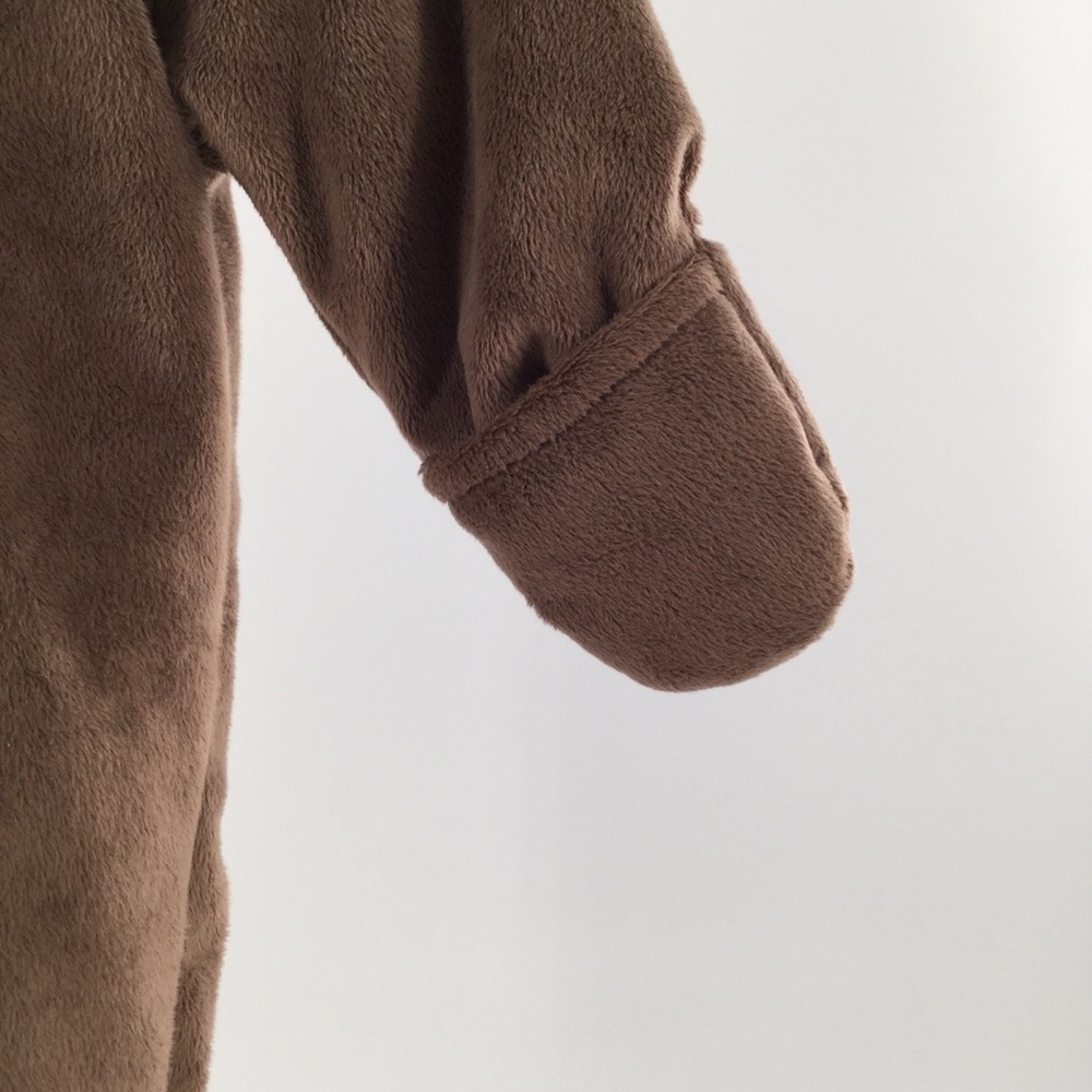 Carter's super‎ soft thickbrown hooded bunting suit - Picture 6 of 8